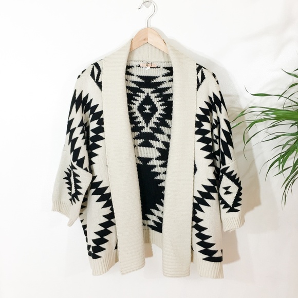 Sweaters - Aztec Sweater Cardigan